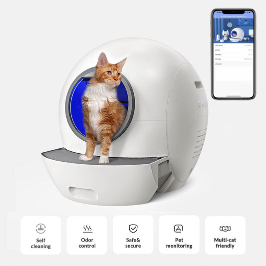 Bac à litière autonettoyant Spaceship d'Els Pet
