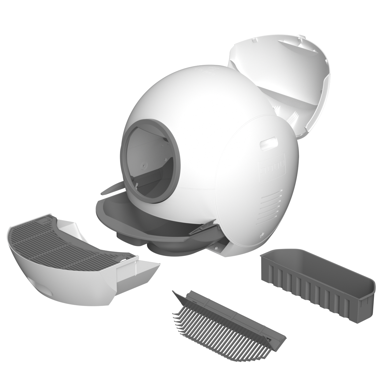 Replaceable Accessories for ELS PET Cat Litter Box