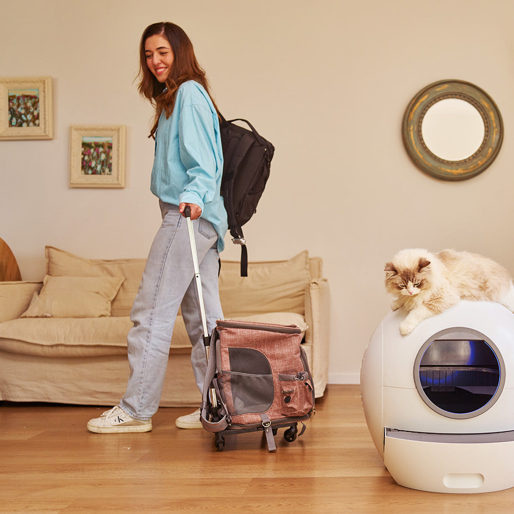 Bac à litière autonettoyant Spaceship d'Els Pet